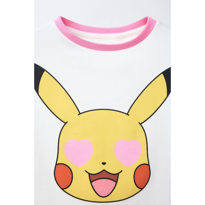 Пижама с футболкой и бермудами 6-14 лет / покемон пикачу ™