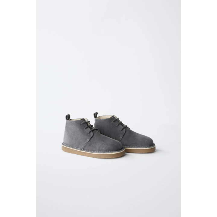 Ботинки из мягкой кожи с подкладкой из искусственного меха