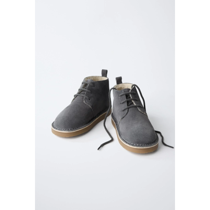 Ботинки из мягкой кожи с подкладкой из искусственного меха