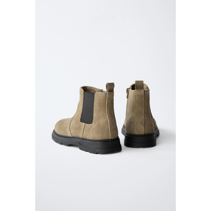 ЗАМШЕВЫЕ КОЖАНЫЕ БОТИНКИ