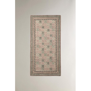 Рождественский хлопковый коврик с тиснением