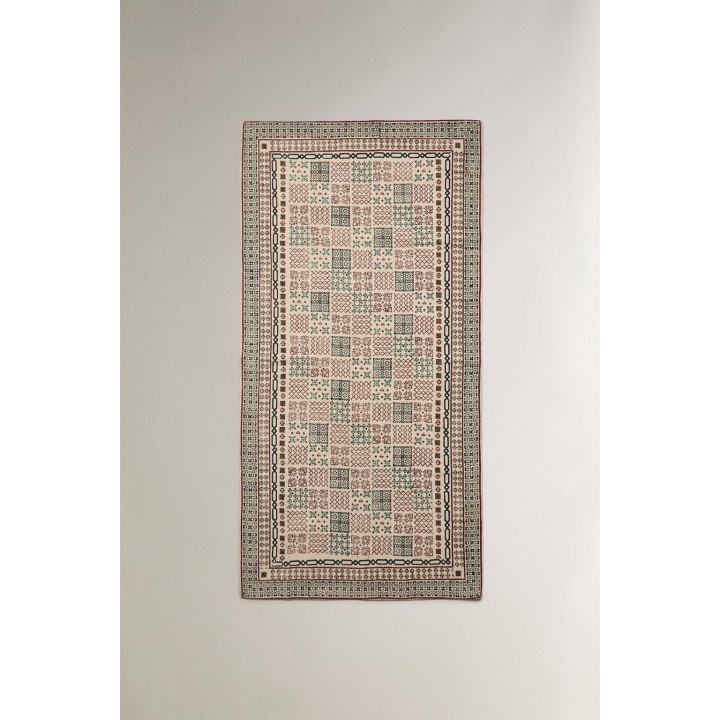 Рождественский хлопковый коврик с тиснением