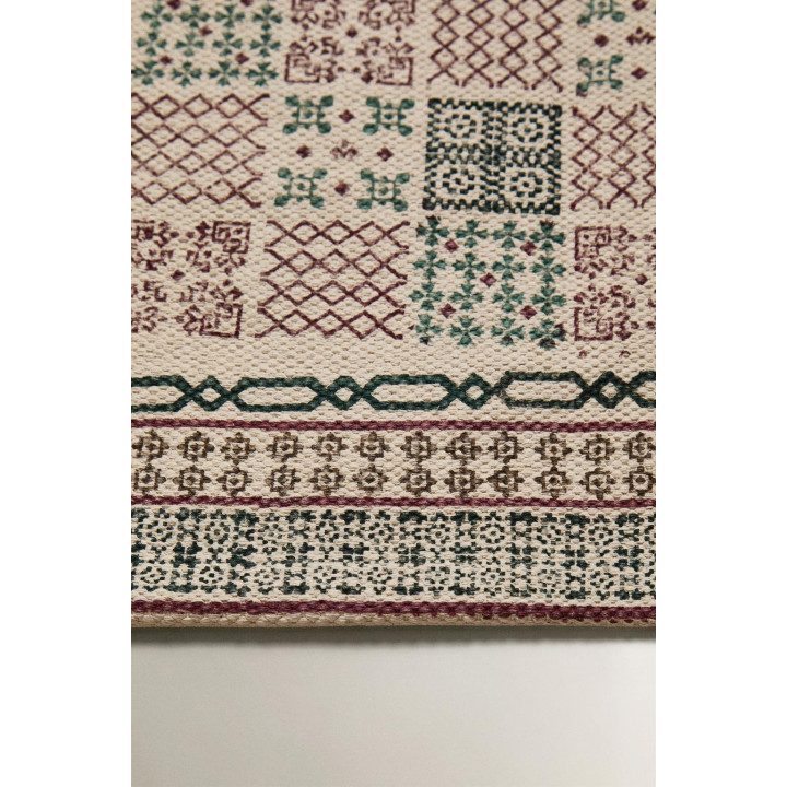 Рождественский хлопковый коврик с тиснением