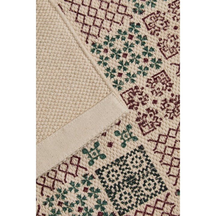 Рождественский хлопковый коврик с тиснением