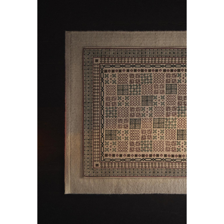 Рождественский хлопковый коврик с тиснением