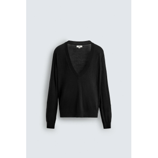 Джемпер из шерсти limited edition с v-образным вырезом