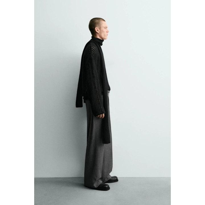 СВИТЕР С ОТКРЫТОЙ ВЯЗКОЙ