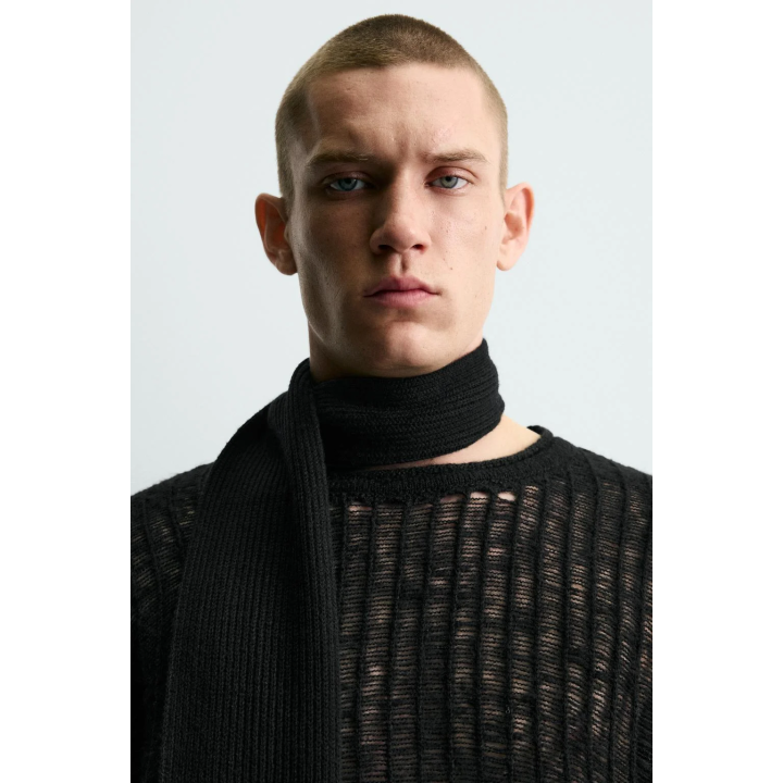 СВИТЕР С ОТКРЫТОЙ ВЯЗКОЙ