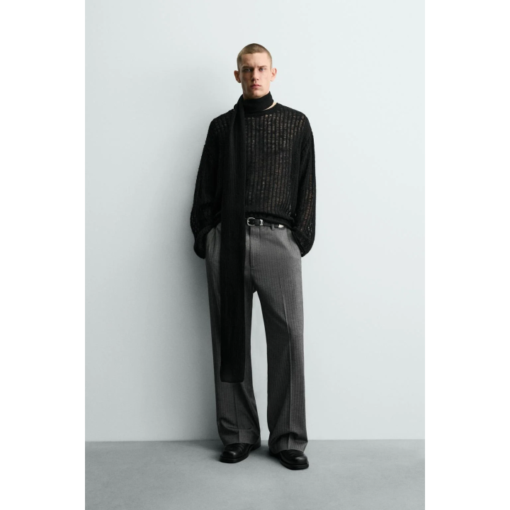 СВИТЕР С ОТКРЫТОЙ ВЯЗКОЙ