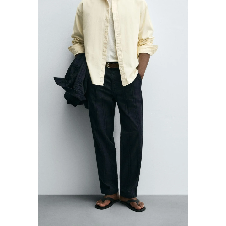 ЖАККАРДОВЫЕ БРЮКИ В ПОЛОСКУ