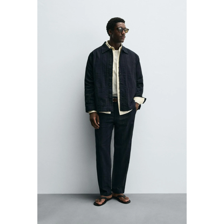 ЖАККАРДОВЫЕ БРЮКИ В ПОЛОСКУ