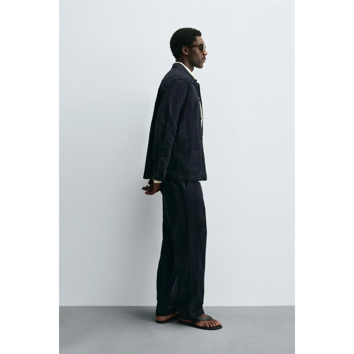 КУРТКА-РУБАШКА JACQUARD В ПОЛОСКУ