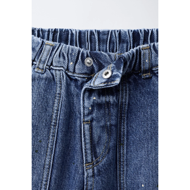 Джинсы-шары в горошек