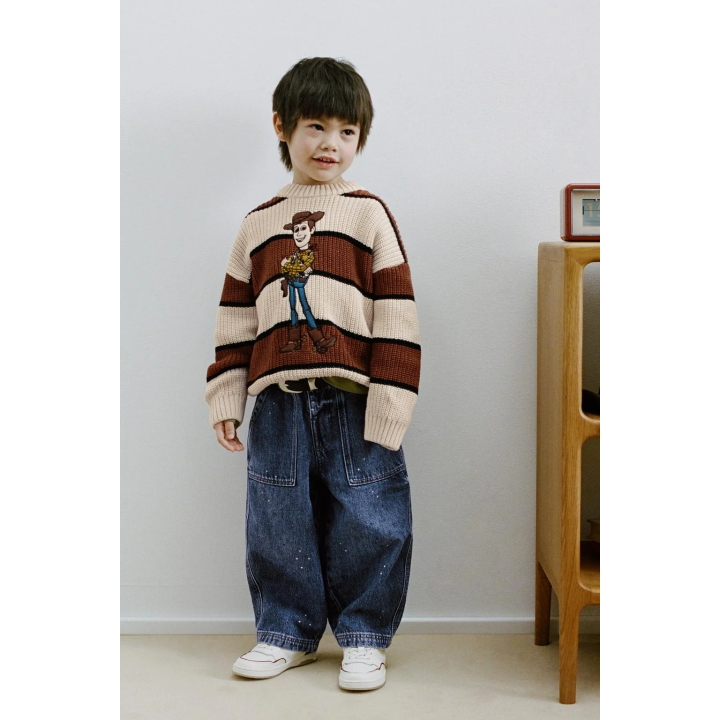 Джинсы-шары в горошек