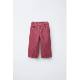 БРЮКИ-КЮЛОТЫ ПРЯМОГО КРОЯ В ПОЛОСКУ