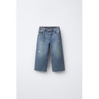 ДЖИНСЫ WIDE LEG С СЕРДЦЕМ