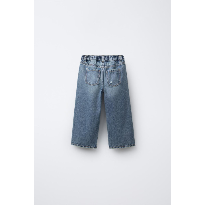 ДЖИНСЫ WIDE LEG С СЕРДЦЕМ