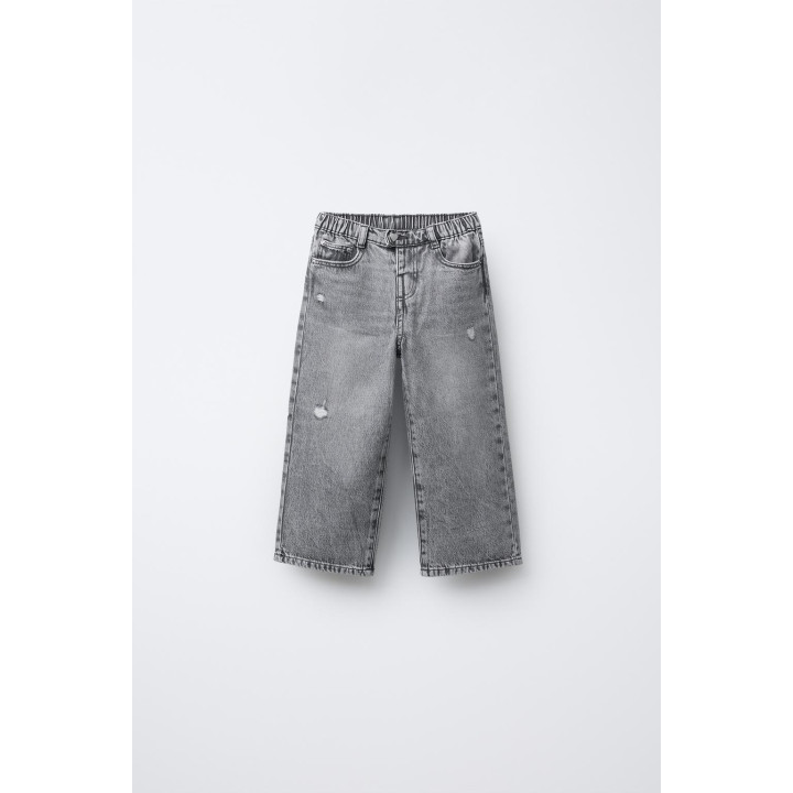 ДЖИНСЫ WIDE LEG С СЕРДЦЕМ