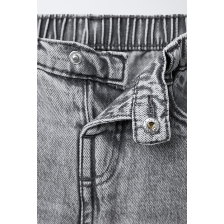 ДЖИНСЫ WIDE LEG С СЕРДЦЕМ