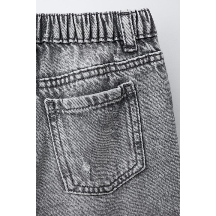 ДЖИНСЫ WIDE LEG С СЕРДЦЕМ