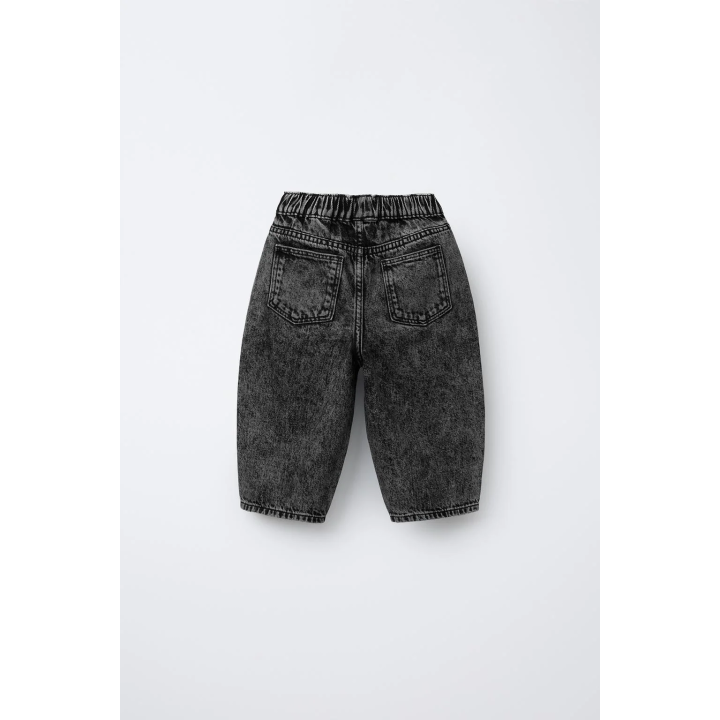 ДЖИНСЫ BALLOON С ЭФФЕКТОМ КИСЛОТНОЙ СТИРКИ