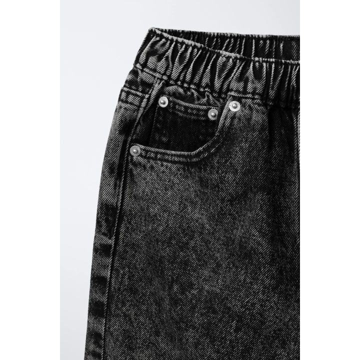 ДЖИНСЫ BALLOON С ЭФФЕКТОМ КИСЛОТНОЙ СТИРКИ