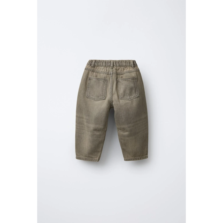 ДЖИНСЫ BALLOON С ЭФФЕКТОМ СТИРКИ