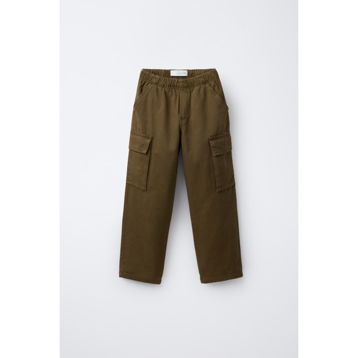 БРЮКИ КАРГО ИЗ ТВИЛА