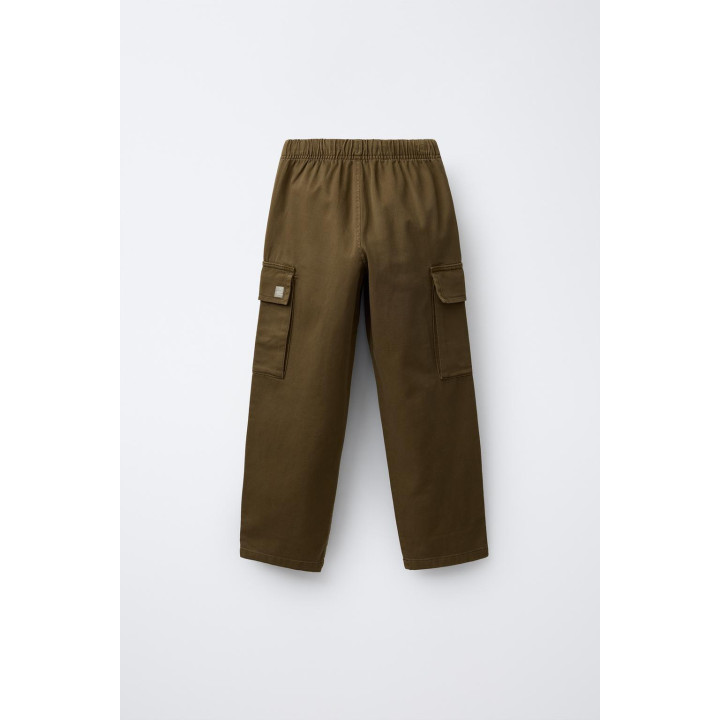 БРЮКИ КАРГО ИЗ ТВИЛА