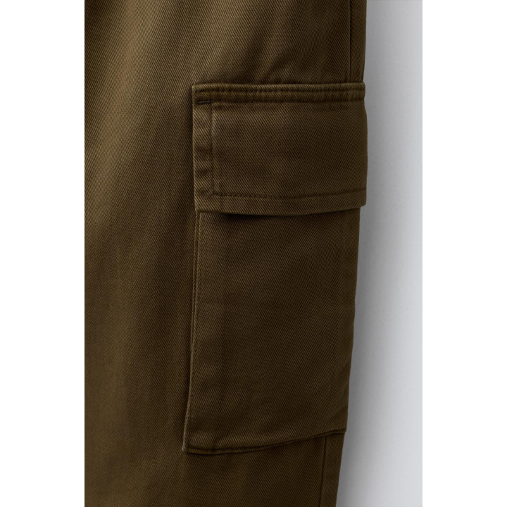 БРЮКИ КАРГО ИЗ ТВИЛА