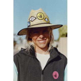 Шляпа из соломы с нашивкой body glove ©