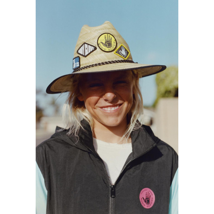 Шляпа из соломы с нашивкой body glove ©