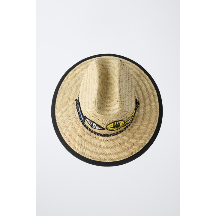 Шляпа из соломы с нашивкой body glove ©