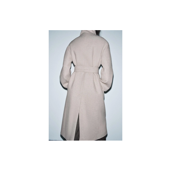 ПАЛЬТО ОВЕРСАЙЗ С ВЫСОКИМ ВОРОТНИКОМ — ZW COLLECTION LIMITED EDITION