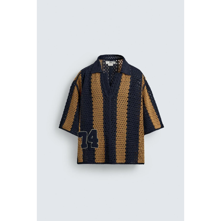 РУБАШКА КРОШЕ С НАШИВКОЙ