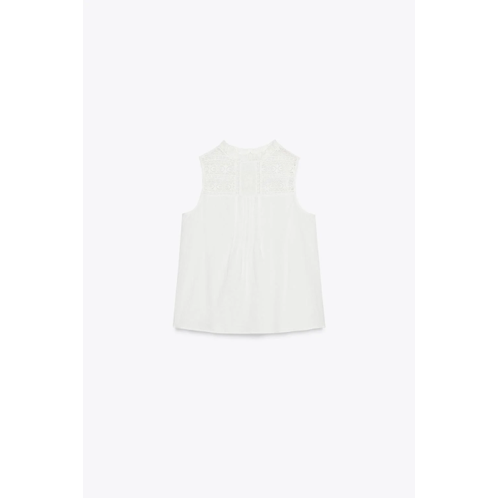 ТОП С ВЫШИВКОЙ И КРУЖЕВОМ