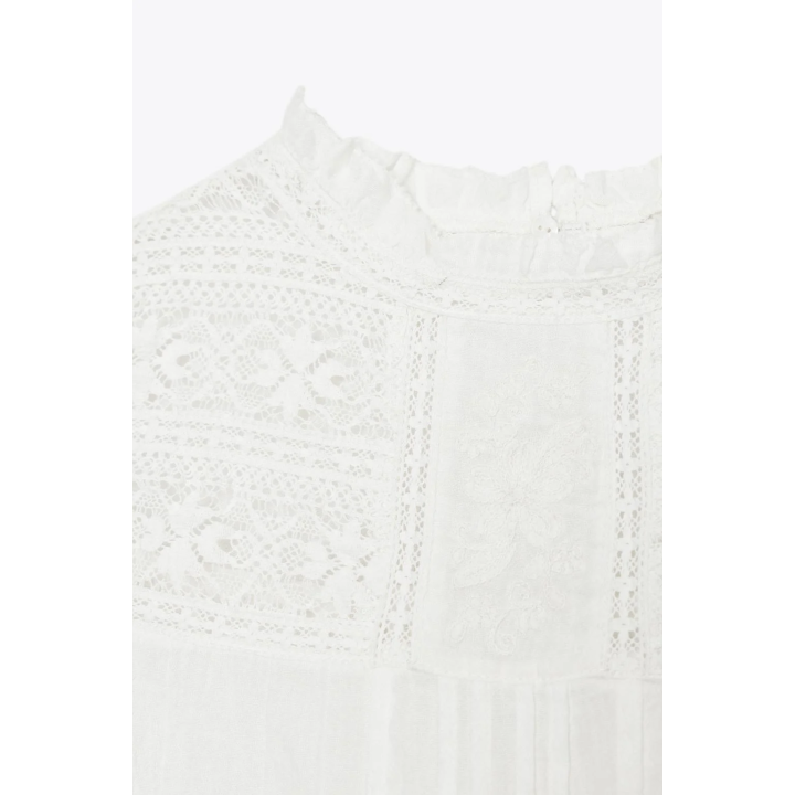 ТОП С ВЫШИВКОЙ И КРУЖЕВОМ