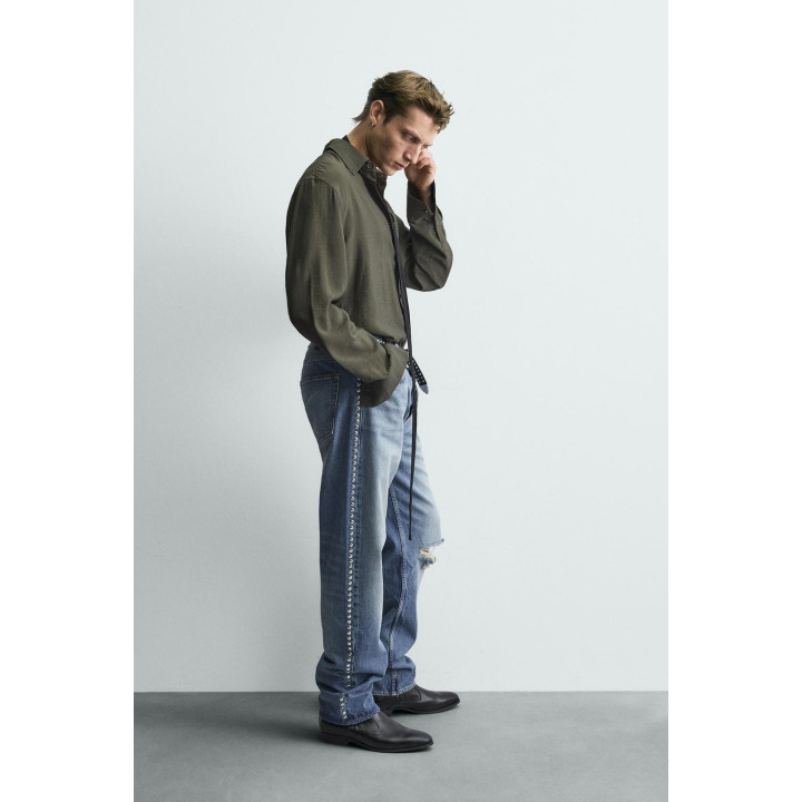 РУБАШКА С ВЫШИВКОЙ И СТРАЗАМИ LIMITED EDITION