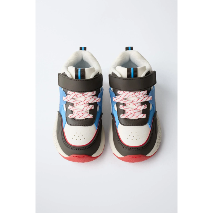 ВЫСОКИЕ КРОССОВКИ ИЗ РАЗНЫХ МАТЕРИАЛОВ