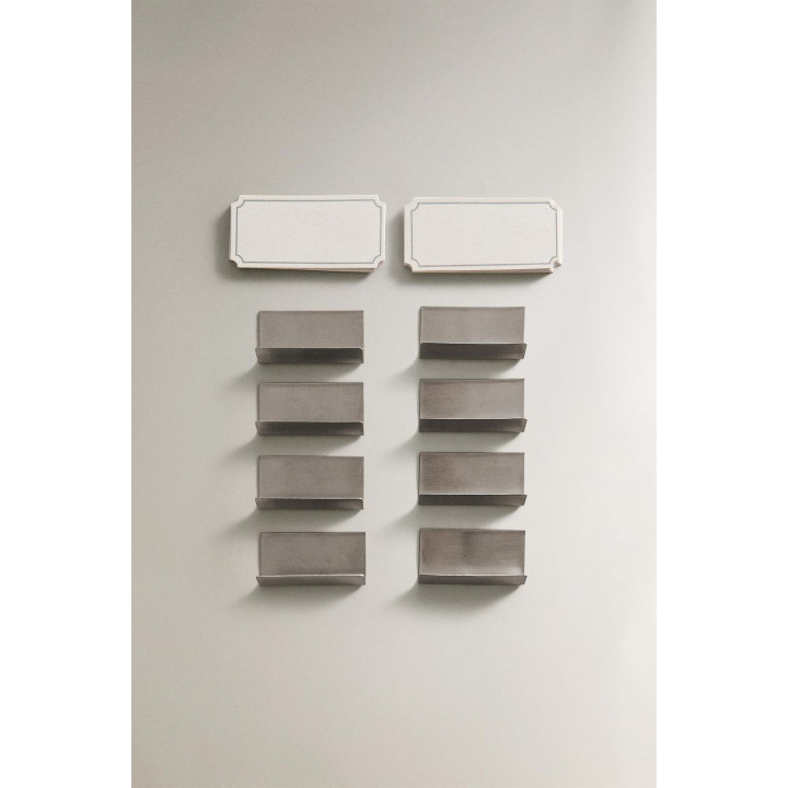 Набор металлических держателей и карточек