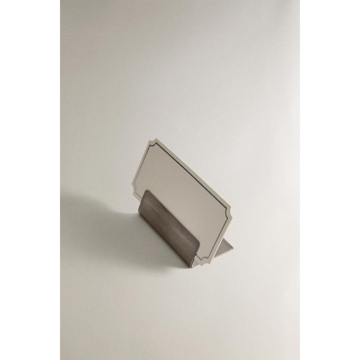 Набор металлических держателей и карточек