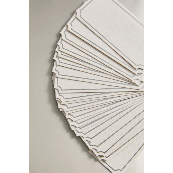 Набор металлических держателей и карточек