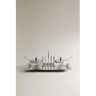 METAL TOAST RACK AND CONTAINERS