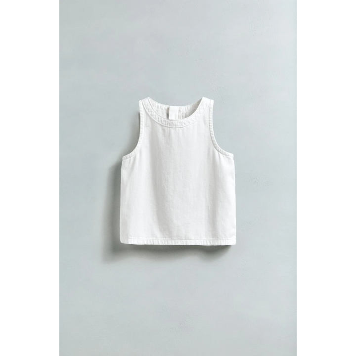 Майка без рукавов с молнией