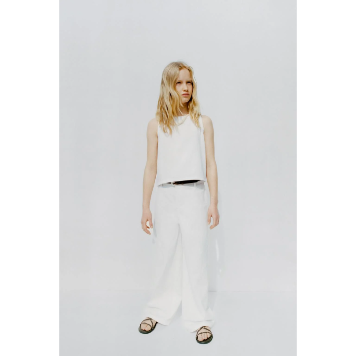 Майка без рукавов с молнией