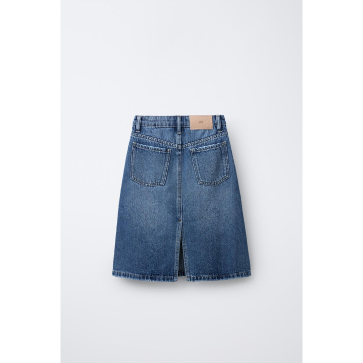 ДЖИНСОВАЯ ЮБКА-МИДИ