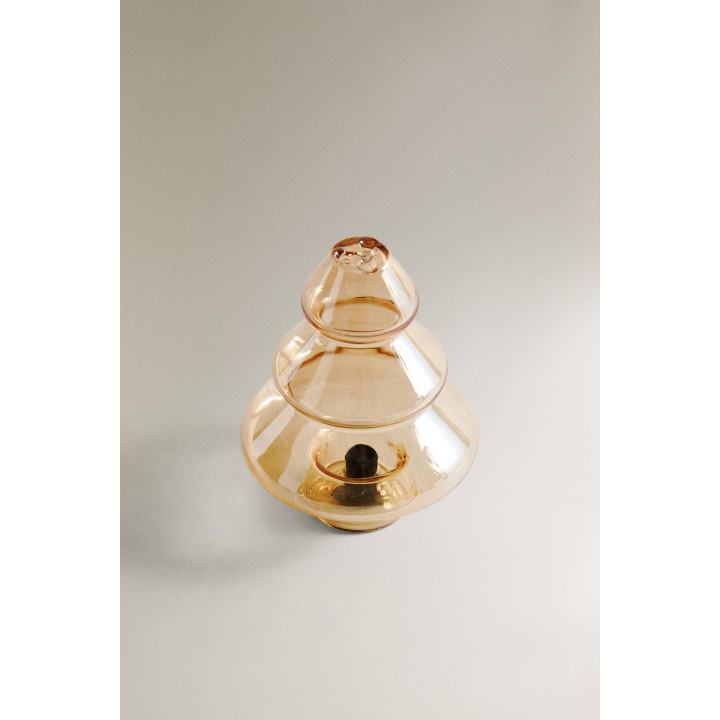 Солонка в форме ёлочки из боросиликатного стекла