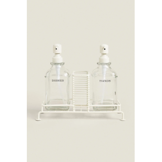 DOUBLE KITCHEN DISPENSER WITH STAND