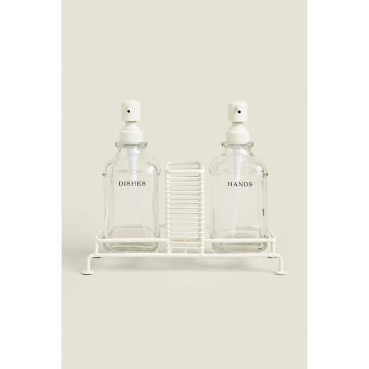 DOUBLE KITCHEN DISPENSER WITH STAND