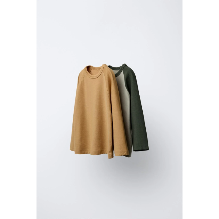 НАБОР ИЗ ДВУХ ФУТБОЛОК РЕГЛАН С ЛОГОТИПОМ